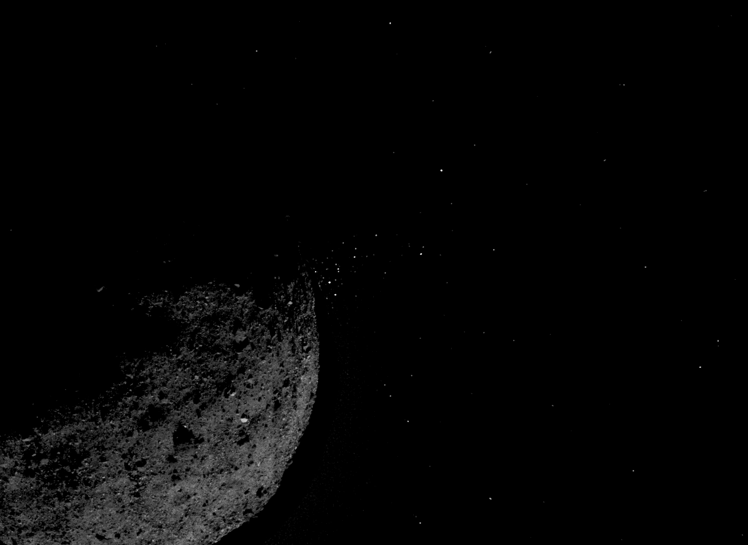 Where Rocks Come Alive: OSIRIS-REx Observes an Asteroid in Action